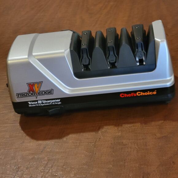 Chefs Choice Trizor XV Sharpener Edge Electric 3 Stage Knife Edgeselect Model 15 - Picture 1 of 10